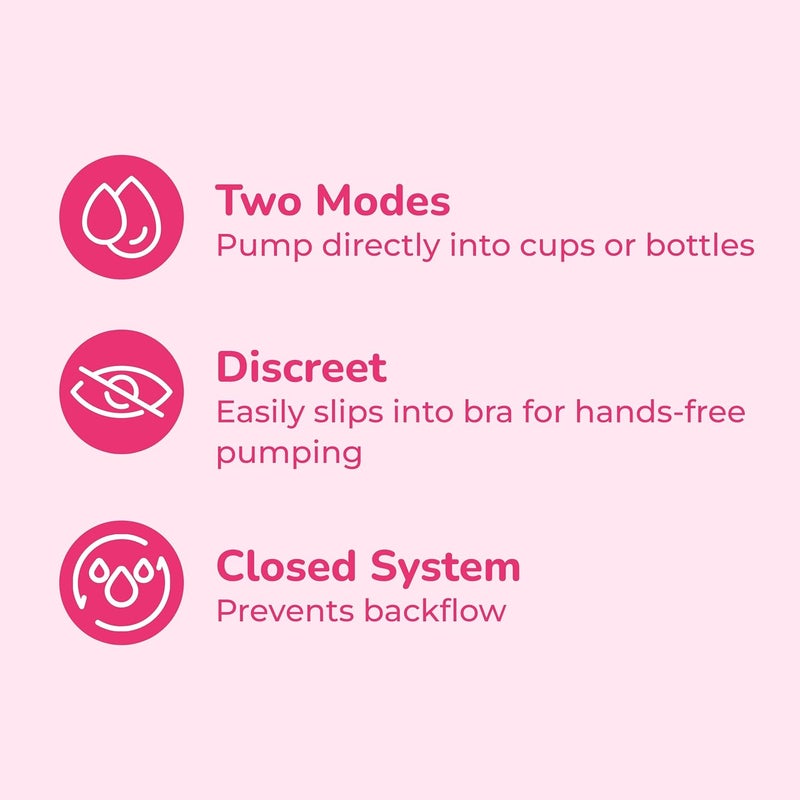 Spectra كؤوس حليب قابلة للارتداء من سبيكترا متوافقة مع مضخات الثدي سبيكترا 28 مم - Image 4