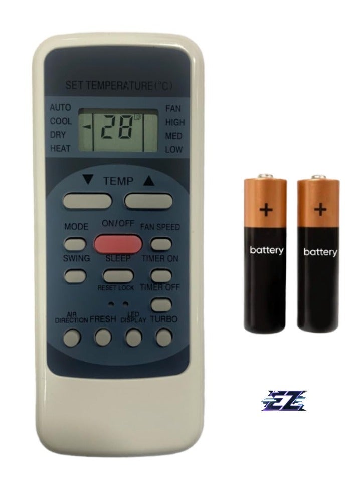 ELTRAZONE AC Remote No. 78 (No Backlight), Compatible/Replacement for Voltas AC Remote Control – Exact Match for Voltas Air Conditioners – Reliable, Simple Control, Battery Included - Image 1