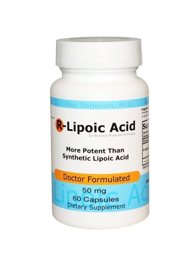 Advance Physician Formulas R-Lipoic Acid, 50 mg, 60 Vegetable Capsules  - Image 1