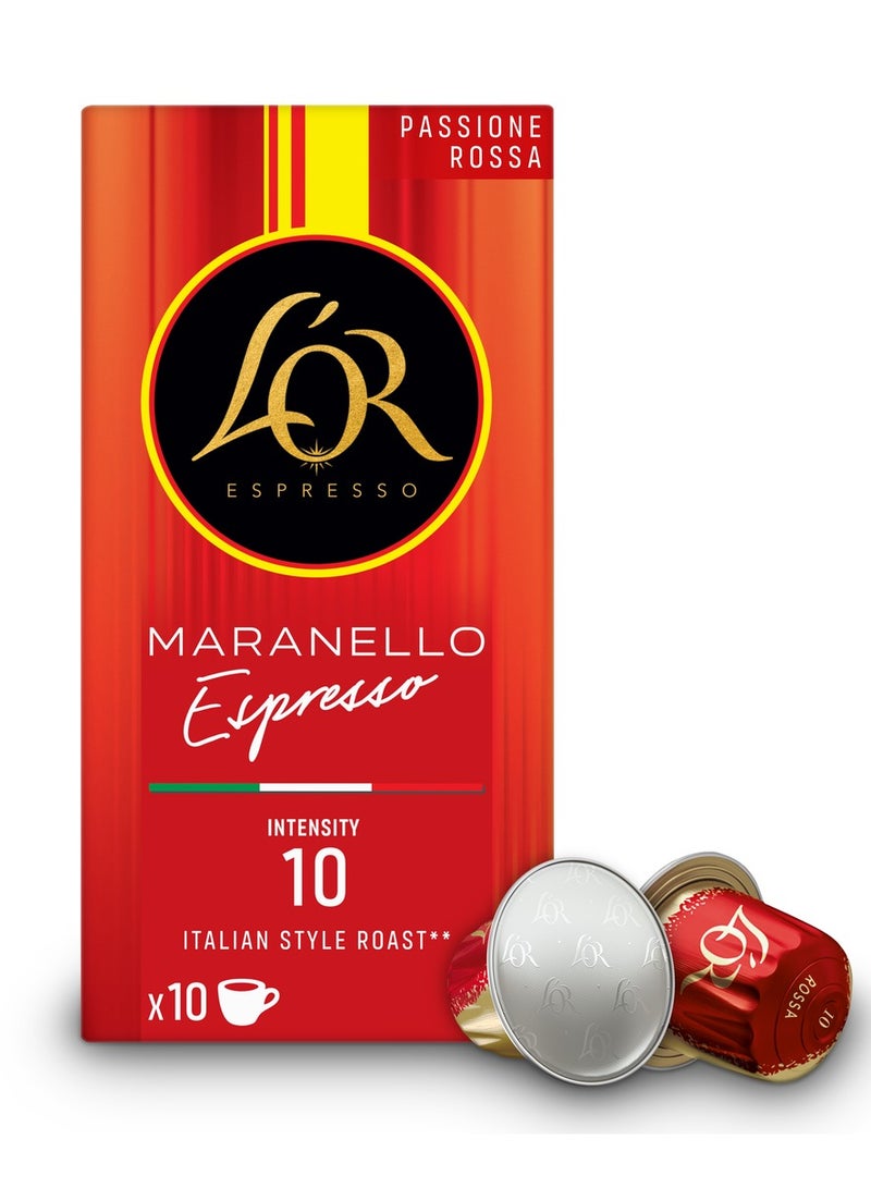 L'or Espresso Maranello Intensity 10 Coffee Capsules 10 Capsules (52g) - Image 1