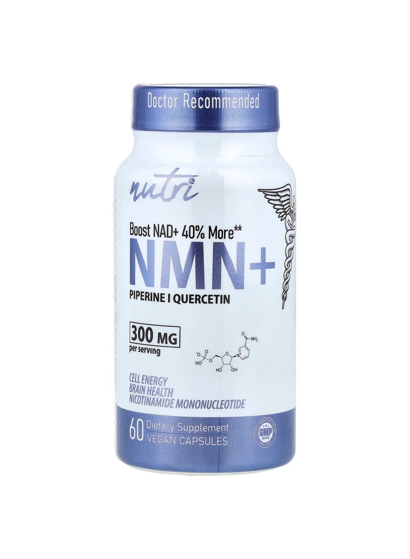Nutri, NMN+, 60 Vegan Capsules