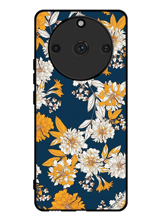 Covernex Protective Case Cover For Realme 11 Pro Plus Flowers & Leaves Wallpaper - Image 1