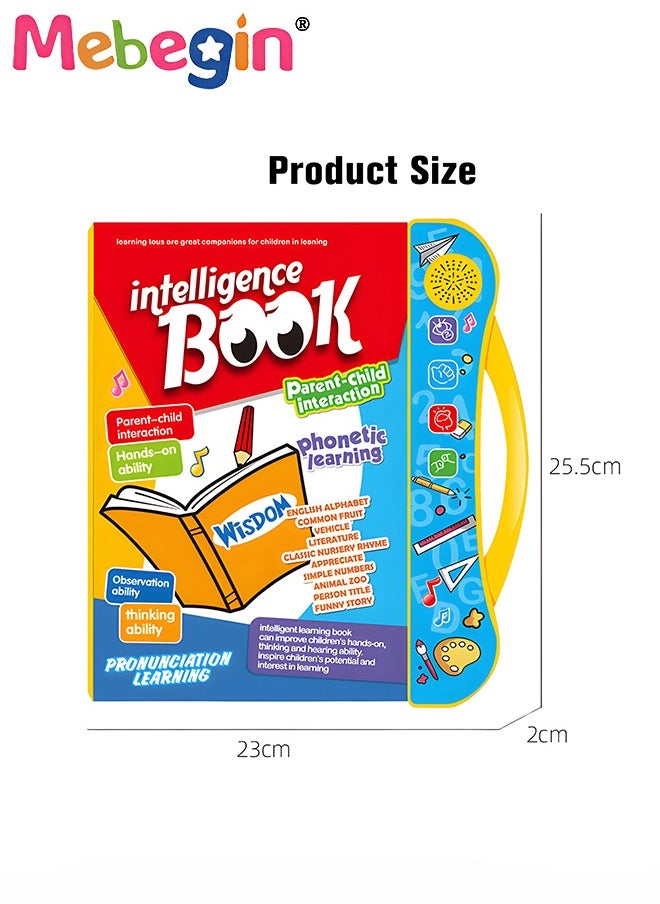 MEBEGIN English Reading Machine for Kids, Baby Electronic Learning Book, Early Educational Intelligent Book, Development Activity Toys Gifts for Kids Age 3+  - Image 2