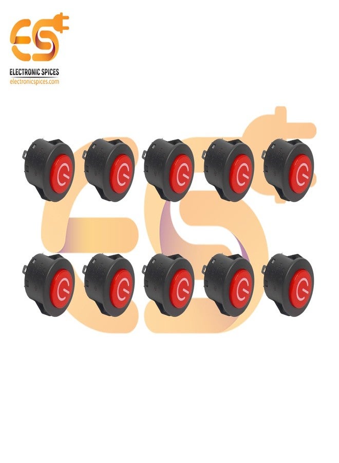 Electronicspices Electronic Spices SPCO ON/OFF/ON 3 Pin Self Lock Push Button Switch Pack of 10 - Image 5