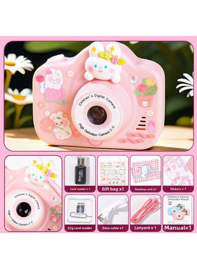 Generic Children's Camera Toy Photographable Printable Baby Camera Colored Polarets Birthday Gift For Boys And Girls-Body Color: *hd Dual Camera 32g One-year Warranty  - Image 1