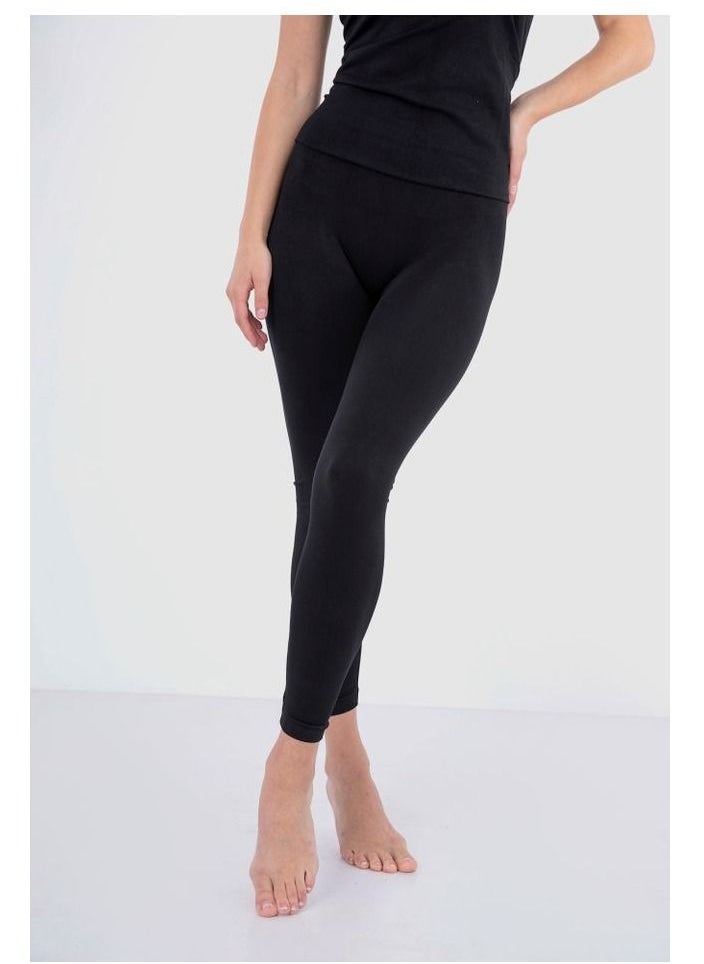 Mesery Bundle OF Two Cotton Women Legging - Black  - Image 4
