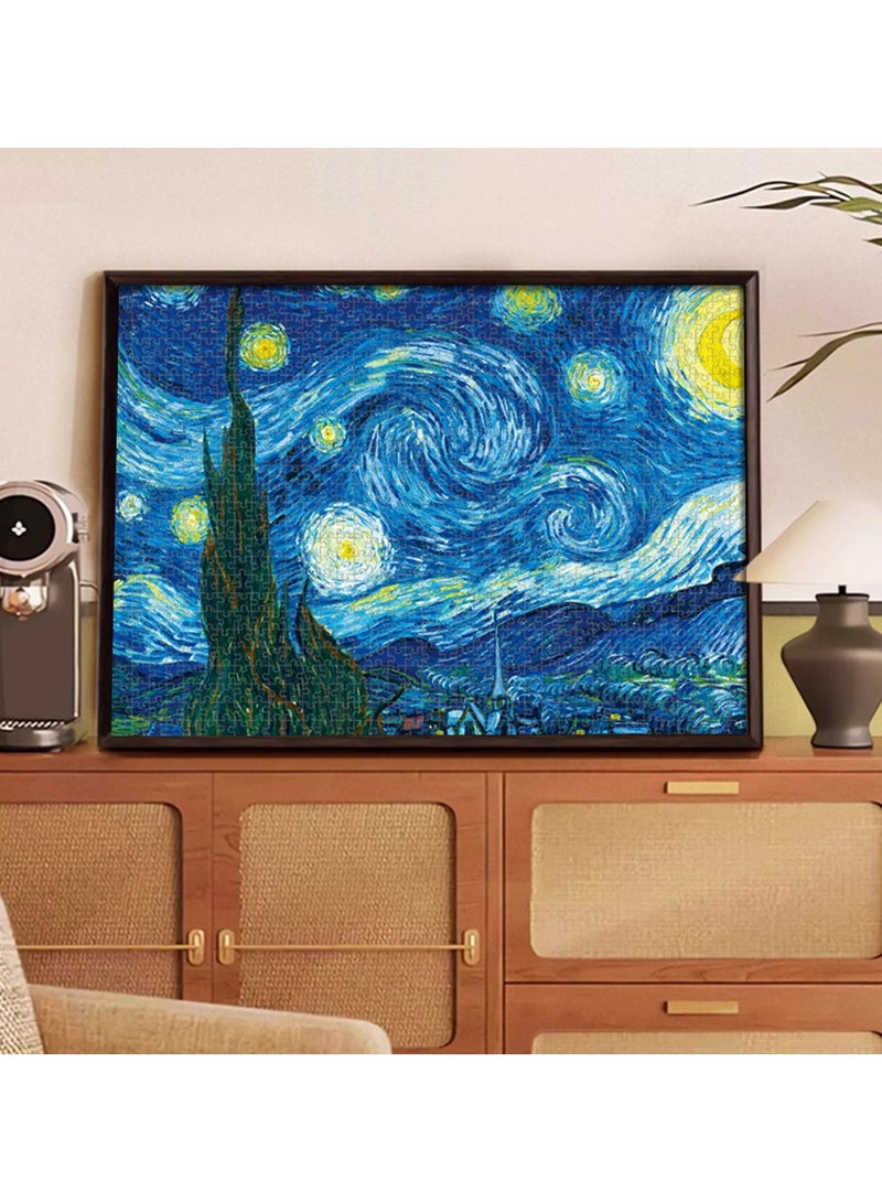 1000 Van Gogh Starry Sky Puzzle Puzzle, Stress Relief Toy Gift - Image 2