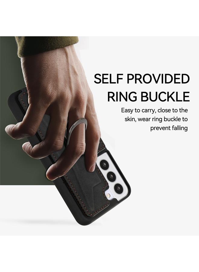 S-TOP Case For Samsung Galaxy S22 5G Armor Ring Wallet Back Cover Phone Case - Image 4