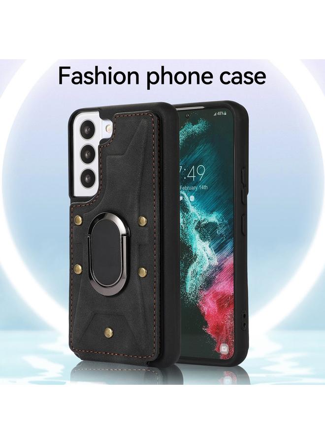 S-TOP Case For Samsung Galaxy S22 5G Armor Ring Wallet Back Cover Phone Case - Image 2