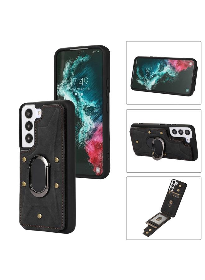 S-TOP Case For Samsung Galaxy S22 5G Armor Ring Wallet Back Cover Phone Case - Image 1