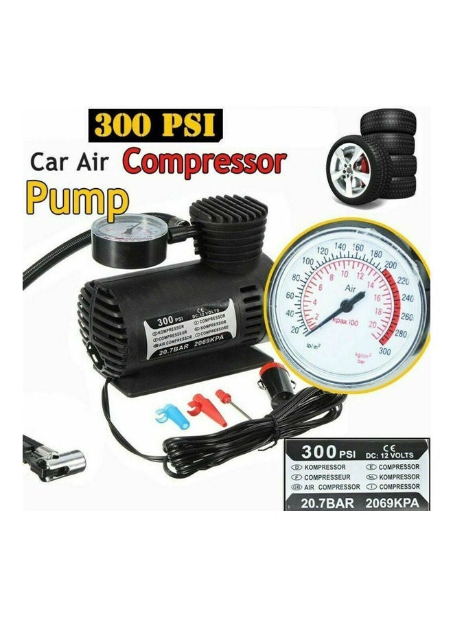 NIBEMINENT Car Electric Air Pump 300psi Compressor Portable Tire Inflator For  - Image 4