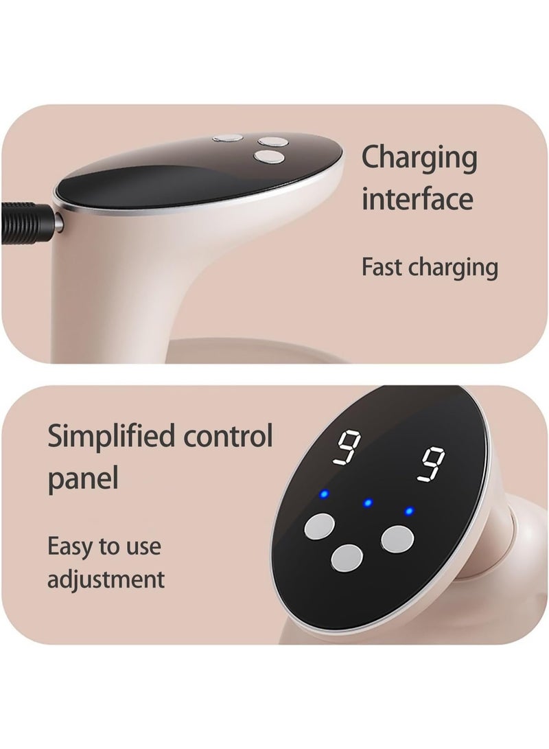 Arabest Meridian Brush Massage Body Relaxation Waist Meridian Pressure Brush Electric Therapy Massage Tools Skin(White) - Image 4