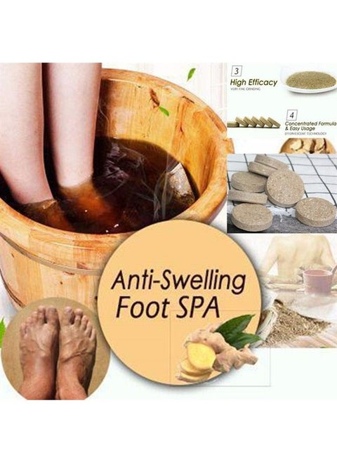 10Pcs Ginger Foot & Hand Salts & Soaks Foot Care,Eliminate Fatigue Improve Sleeping Foot Pain Foot Care Treatment