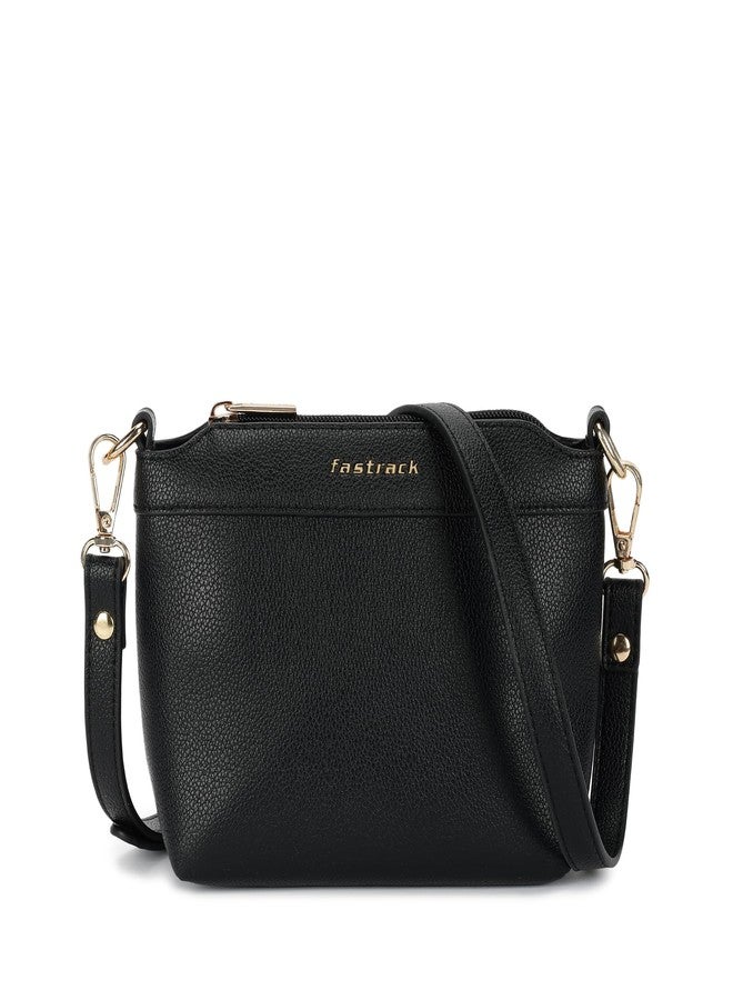 Fastrack Off Duty Sling Bag for Women | Small Size with Top Zip Closure, Detachable & Adjustable Sling Belt & Inner Access Pockets | Trendy Everyday Sling Bag - Image 1