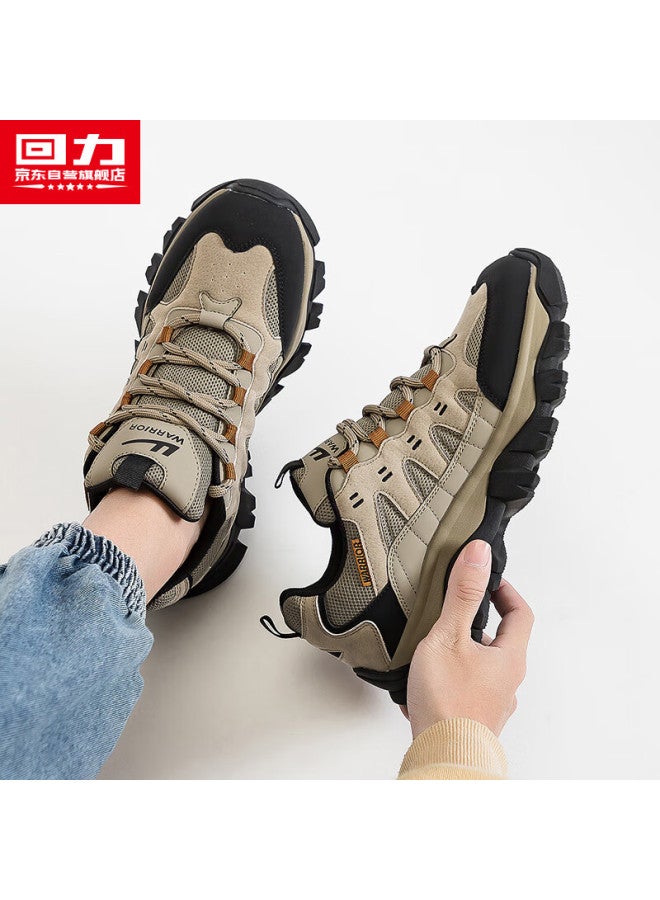 Warrior Official Men's Spring Sports Shoes New Trendy Men's Running Shoes Military Green Black Size 41