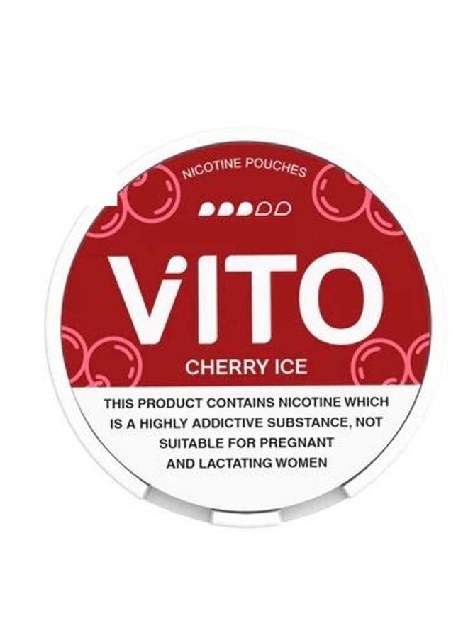 Nicotine Pouch For Quitting Smoking,Cherry Ice, 10mg, 20Pcs