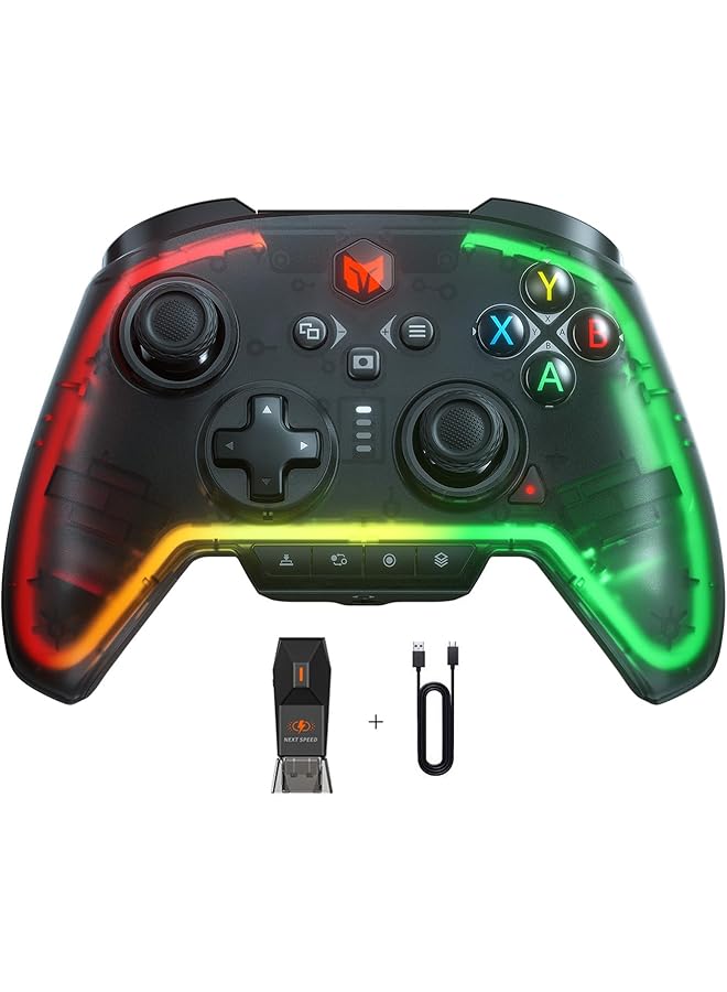 BIGBIG WON Wireless Controller Rainbow 2 Pro Pc Controllers Motion Aiming Hall Triggers Alps Joystick Custom Button 3.5Mm Audio Gaming Controller For Pc Windows/Android/Ios/Switch Controllers - Image 1