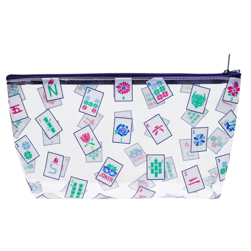 Jongyance Empty Clear Mahjong Tiles Bag, Mahjong Bag for American Mahjong Tile Set (Case Only) - Image 1