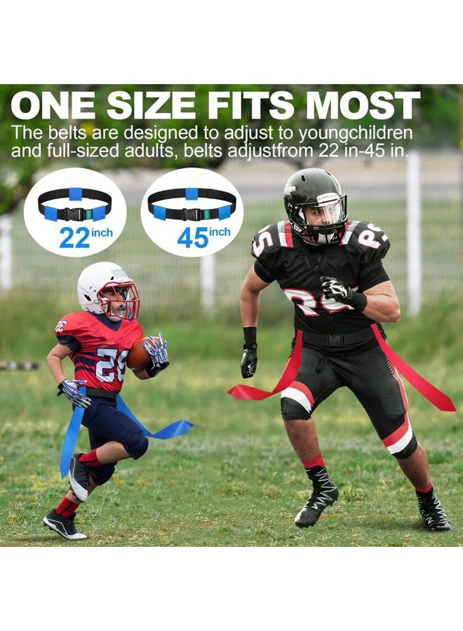 HASITE Flag Football Belts, 2/4/10/14 pcs of Adjustable Flag Football Set with Flags, Suitable for Youth Adults and Kids - Image 3