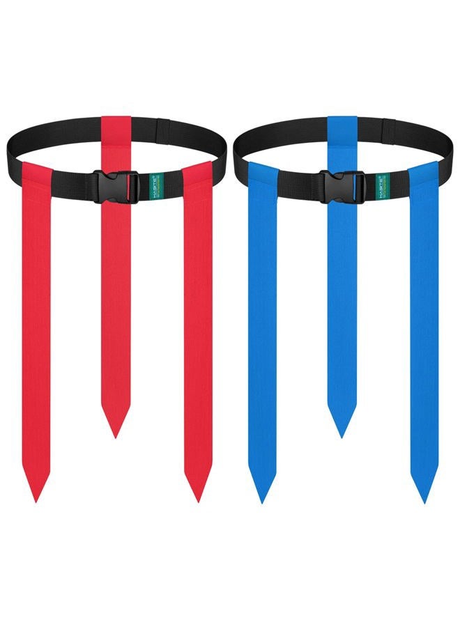 HASITE Flag Football Belts, 2/4/10/14 pcs of Adjustable Flag Football Set with Flags, Suitable for Youth Adults and Kids - Image 1