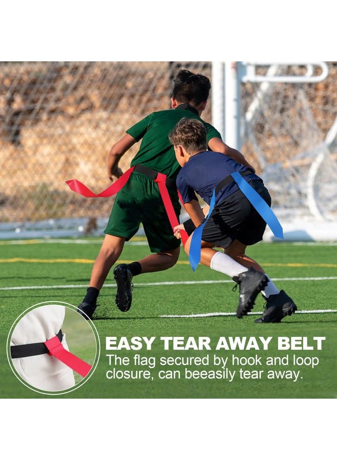 HASITE Flag Football Belts, 2/4/10/14 pcs of Adjustable Flag Football Set with Flags, Suitable for Youth Adults and Kids - Image 4