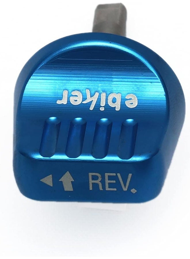 general CNC Machined Blue Aluminum Reverse Knob for Yamaha Raptor - Image 1