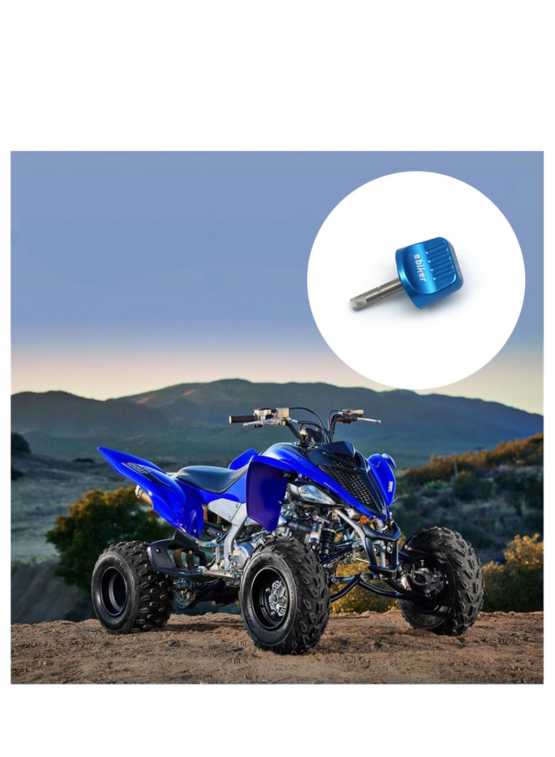 General CNC Machining Anti-slip design Reverse Knob Compatible with Yamaha Raptor 700  Blue  - Image 2