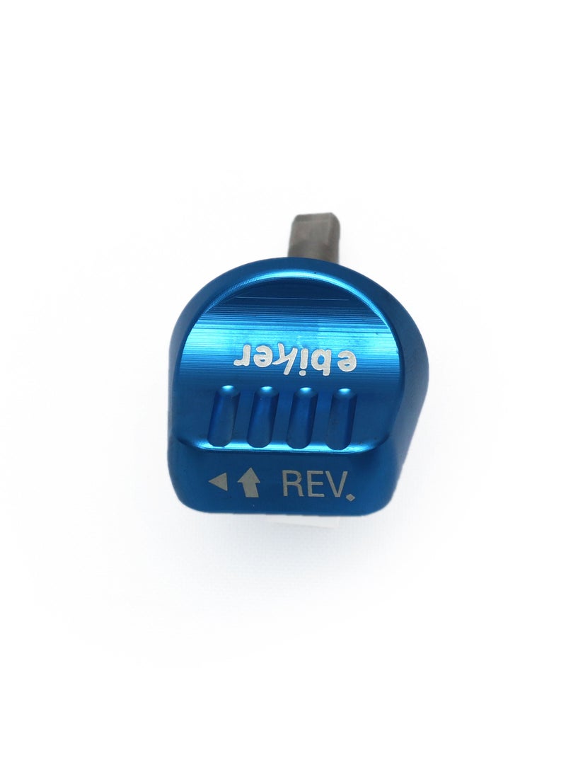 General CNC Machining Anti-slip design Reverse Knob Compatible with Yamaha Raptor 700  Blue  - Image 1