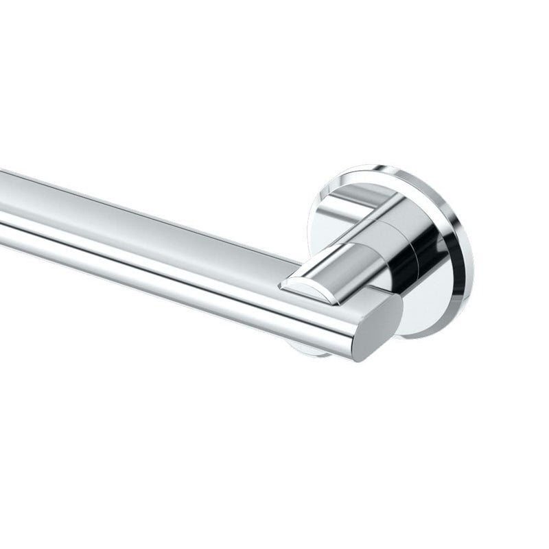 Gatco 652C Locke 24 L Grab Bar ChromeADA Compliant Stainless Steel Safety Grab Bar for Bathroom - Image 2