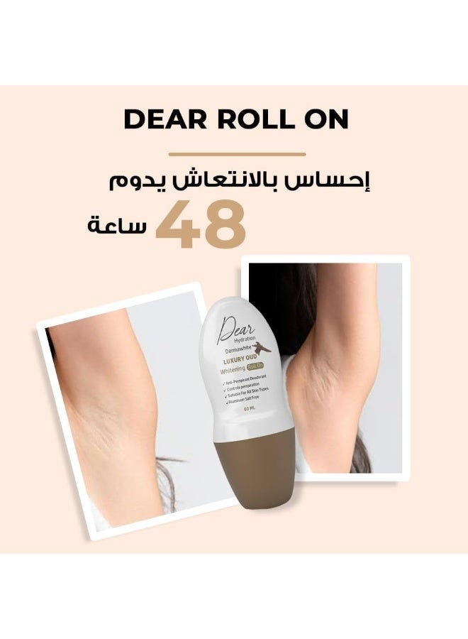 DEAR WHITENING ROLL ON LUXURY OUD 60ML - Image 5