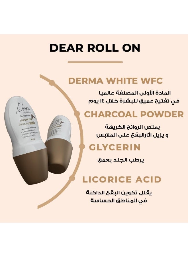 DEAR WHITENING ROLL ON LUXURY OUD 60ML - Image 4