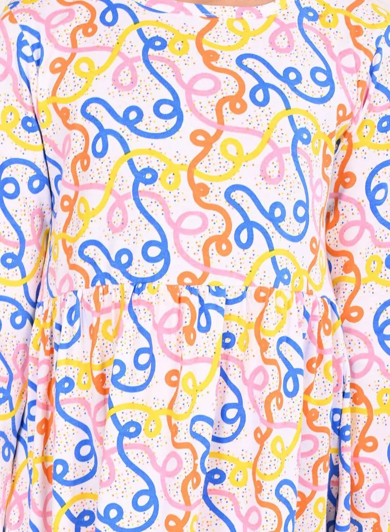 Bonkids Printed Cotton Dress
