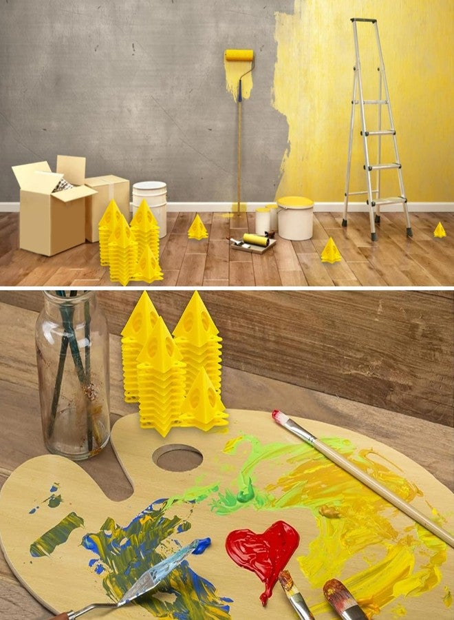 YAFIYGI 20 PCS Painters Points Painters Pyramid Stands Door Painting Triangles Paint Triangle Stands Paint Cones Pouring Support Tripods Great Holders for Painting Cones Points Stand Paint Pyramids - Image 5