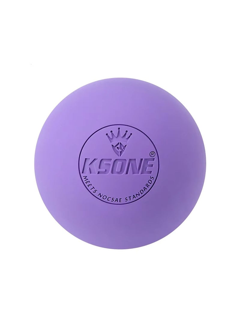 6.3CM Fascia Massage Ball For Myofascial Release Arm Neck Foot Massage Balls Yoga Fitness Massage - Purple - Image 1