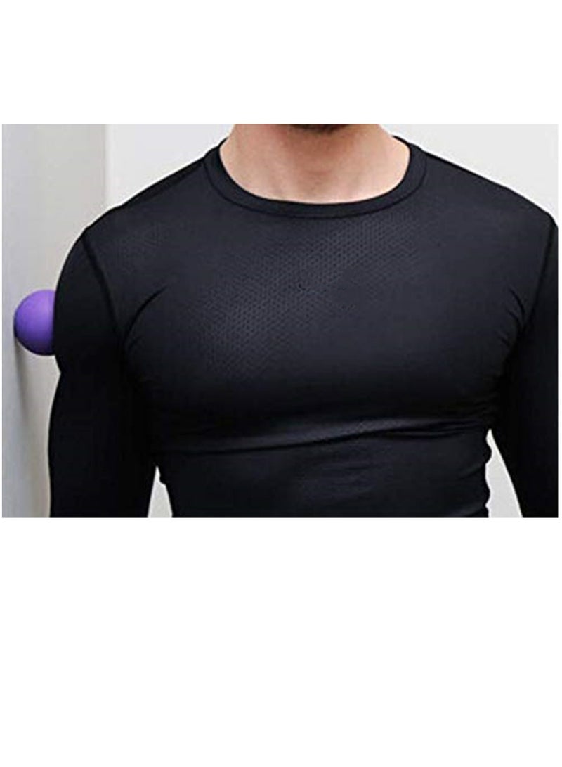 6.3CM Fascia Massage Ball For Myofascial Release Arm Neck Foot Massage Balls Yoga Fitness Massage - Purple - Image 3