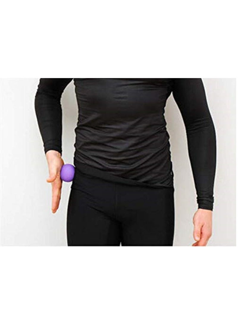 6.3CM Fascia Massage Ball For Myofascial Release Arm Neck Foot Massage Balls Yoga Fitness Massage - Purple - Image 4