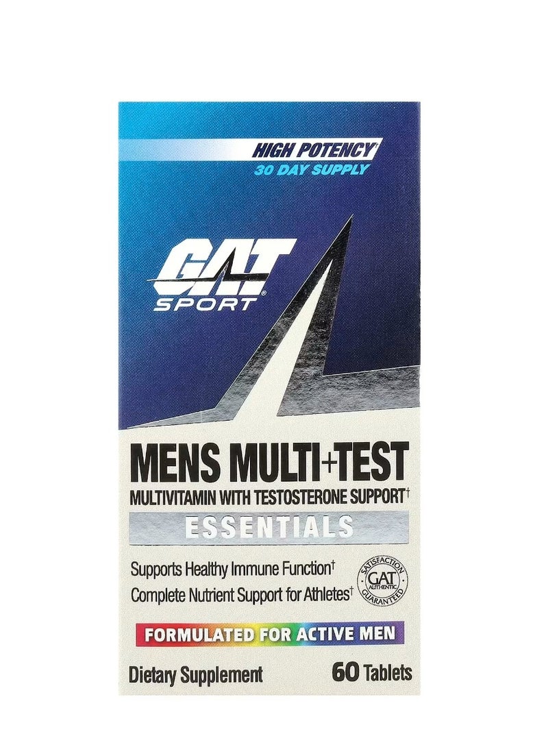 جات للرجال متعدد + اختبار عالي الفعالية 60 قرصًا - Image 1