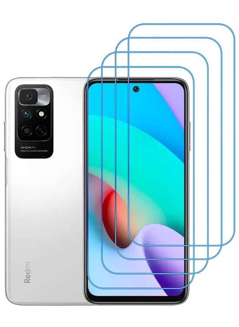 ACLIX 4 Pieces Antistatic ESD Dustproof Premium Quality High Definition Clear Tempered Glass Screen Protector Designed For Xiaomi Redmi Note 11 4G - Image 1