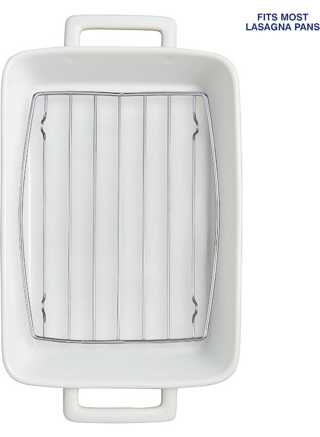 Hic Harold Import Co. Hic Wire Roasting Baking Broiling Rack, 10 3/8 Inch X 8 Inch, Silver  - Image 4