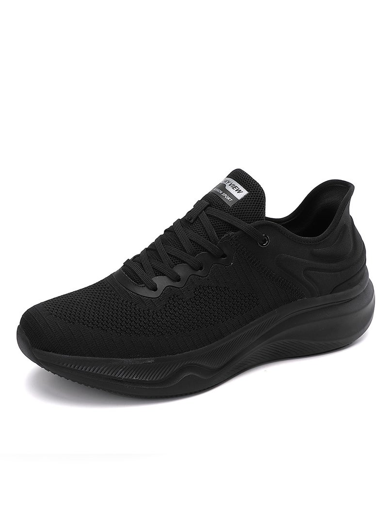 Sky View Slip-ins Running Shoes For Men Breathable And Lightweight Walking Shoes Comfortable Lace-Up Athletic Gym  Cross Training Fashion Sneakers - Image 2