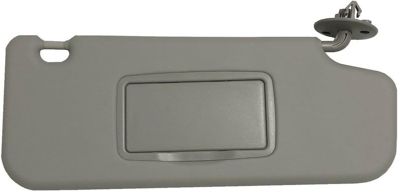 2M PLASTIC Gray Sun Visor Replacement for Chevy Sonic & Spark (2012-2020, 2011-2022) - Pair - Image 1