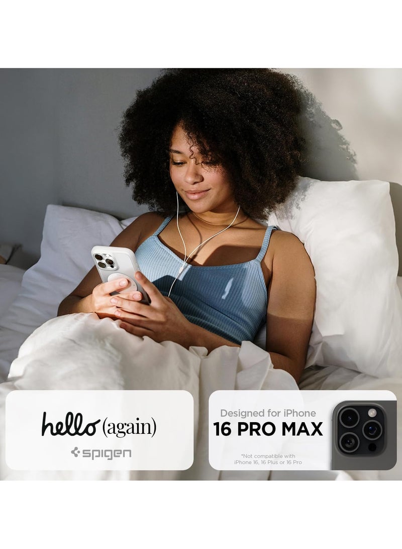 Spigen Cover for iPhone 16 Pro Max Ultra Hybrid MagFit Compatible with MagSafe - Classic Silver - Image 3