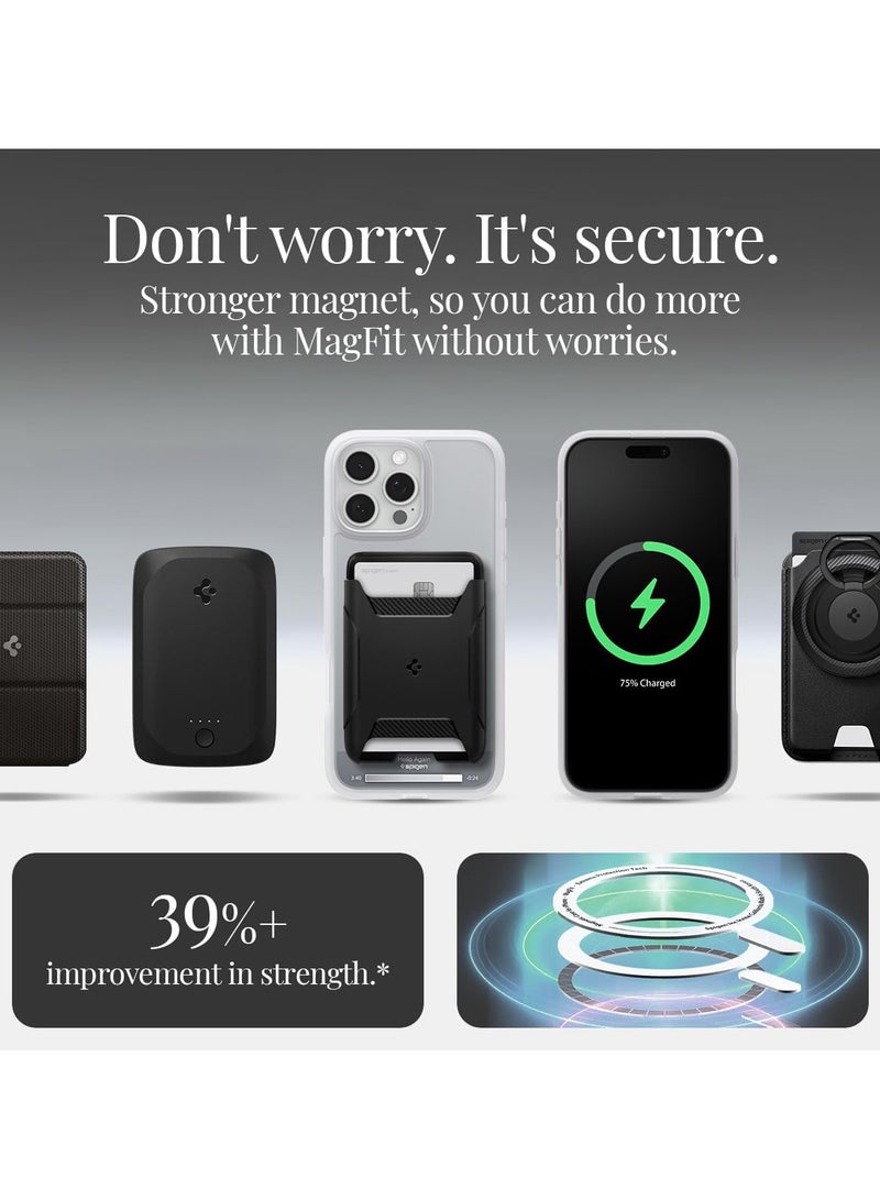 Spigen Cover for iPhone 16 Pro Max Ultra Hybrid MagFit Compatible with MagSafe - Classic Silver - Image 4