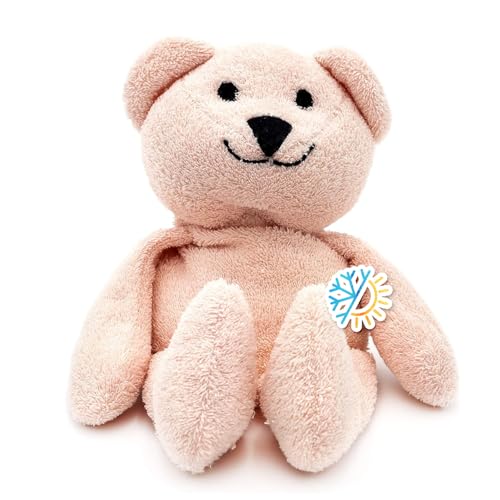 Thermal-Aid Zoo Animals - Bella The Pink Bear - Heatable Therapeutic Stuffed Animals for Kids - Hot & Cold Therapy - Ice Pack & Heating Pack - Image 1