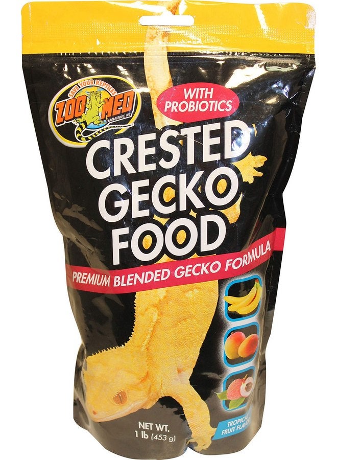 زوو ميد طعام Zoo Med Crested Gecko - فاكهة استوائية - 1 رطل