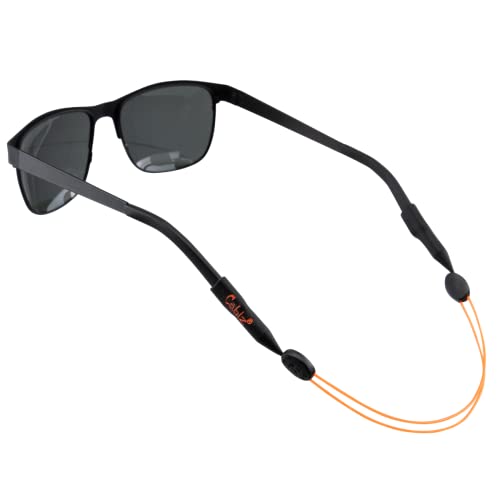 Cablz Monoz Adjustable Eyewear Retainer | Monofilament-Like Line, Adjustable, Off-The-Neck Eyewear Retainer Strap, 14in (Orange) - Image 2