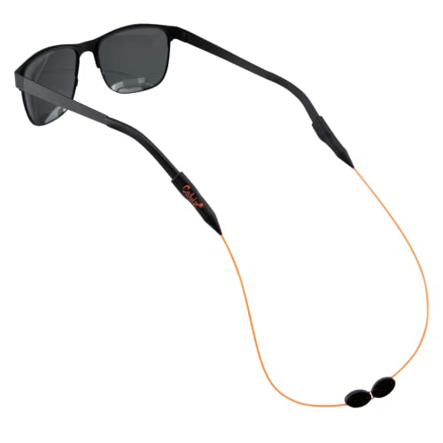 Cablz Monoz Adjustable Eyewear Retainer | Monofilament-Like Line, Adjustable, Off-The-Neck Eyewear Retainer Strap, 14in (Orange) - Image 1