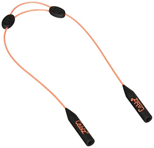 Cablz Monoz Adjustable Eyewear Retainer | Monofilament-Like Line, Adjustable, Off-The-Neck Eyewear Retainer Strap, 14in (Orange) - Image 4