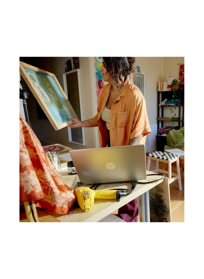 HP (Upgraded Version) (2023) Laptop With 15.6-Inch FHD Display, Core i5-1334U Processor/8GB RAM/512GB SSD/Intel Iris Xe Graphics/Windows 11 Home English Silver English Silver - Image 2