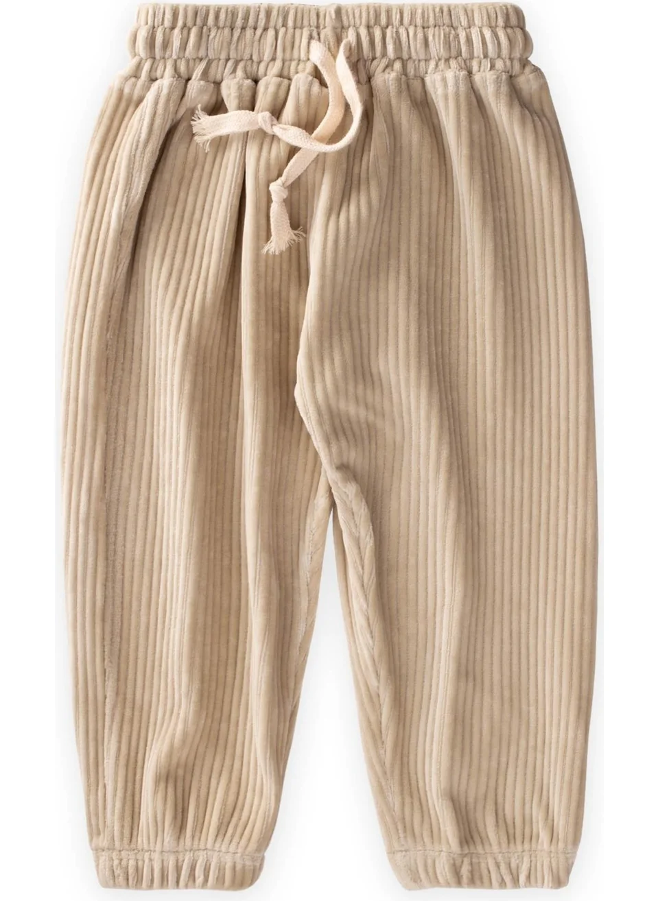 Cigit Corduroy Jogger Pants 1-10 Years Beige